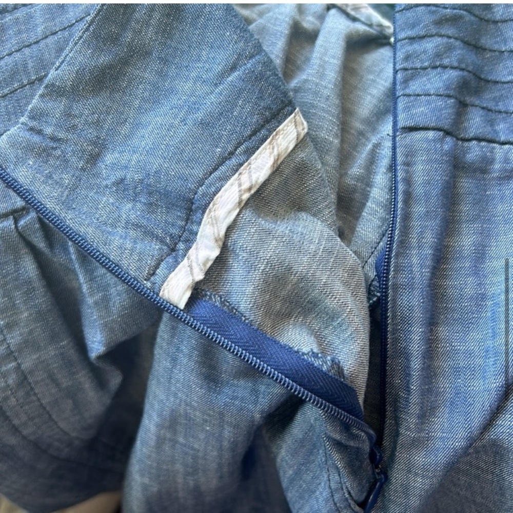 Trina Turk chambray skirt size 10 - Picture 5 of 7